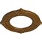 Ekena Millwork Benson Ceiling Medallion (Fits Canopies up to 6 1/8"), 11 1/8"OD x 6 1/8"ID x 5/8"P, Smokey Topaz CM11BNSTF - alternate 3